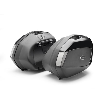 V35 - Seitenkoffer-Satz Monokey® SIDE Tech – mit Cover schwarz uni / Max. Zuladung 10 kg