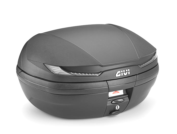 V45 Arena Monokey® Topcase schwarz – mit transparenten Reflektoren / Max. Zuladung 10kg
