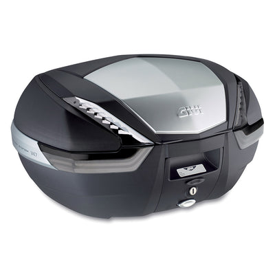 V47 Tech Monokey Topcase mit Alu Blende – Volumen 47 Liter / Max Zuladung 10 kg