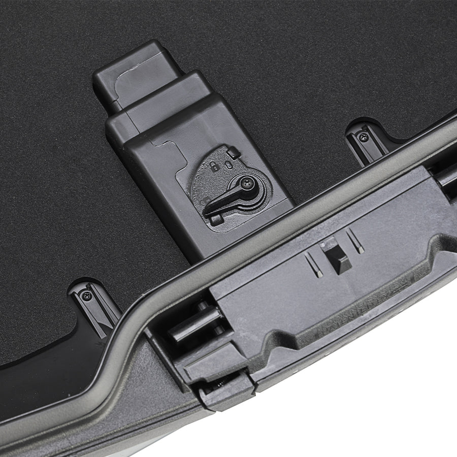 V58 Maxia 5 Monokey Topcase, schwarz – mit rotem Reflektor