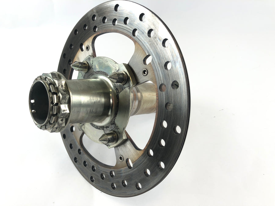 Ducati 1098 S [2007] - Axe de roue arrière et disque de frein