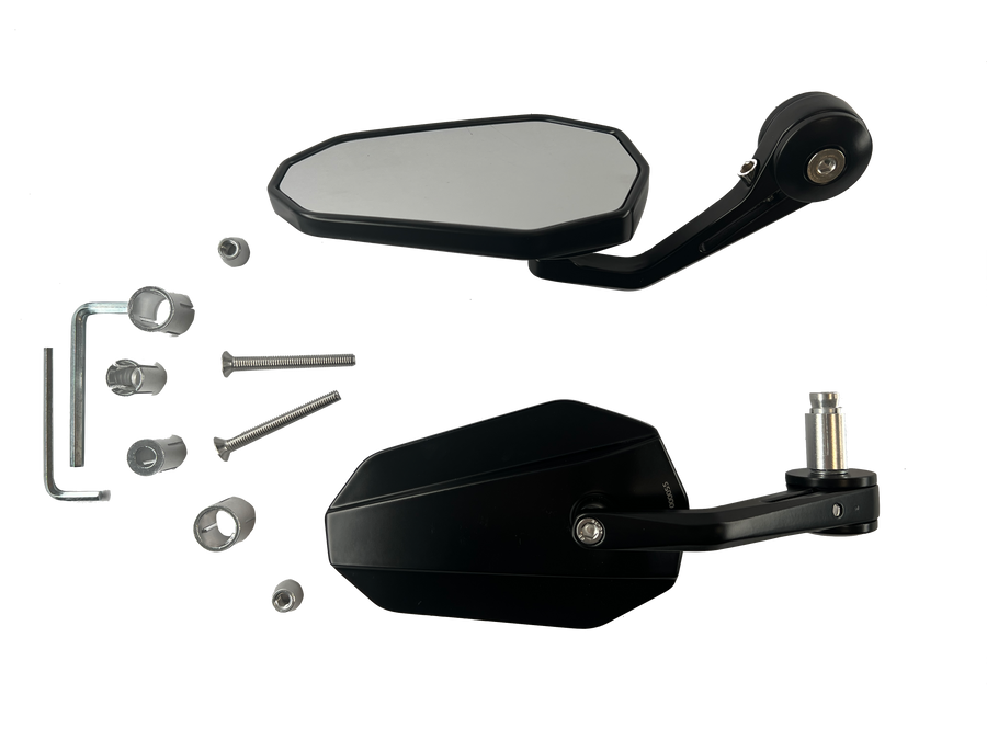 Handlebar end mirrors 2 pieces [E-mark] - Honda XL XR 600 500 250 350 650 VLR RM