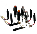 4 LED Blinker Klar Widerstände [E-Prüfzeichen] - Kawasaki ER-5 ER-6N-1