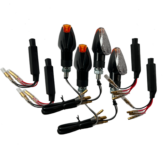4 clignoteurs LED clairement avec les résistances [E-Test Mark] - Motorcycle universel