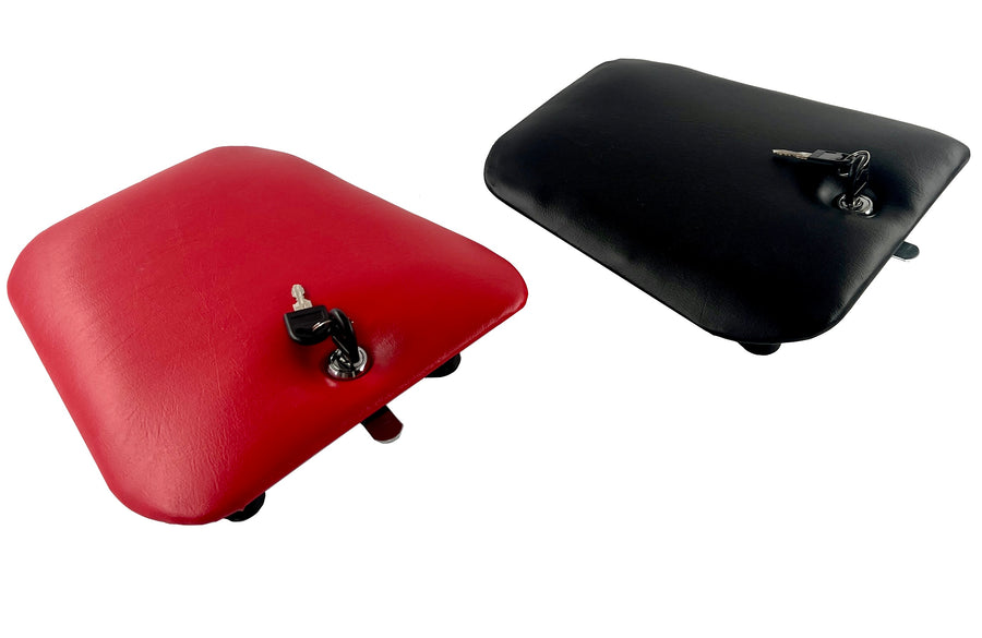 Cagiva Mito 125 EVO pillion seat cover with lock [black]