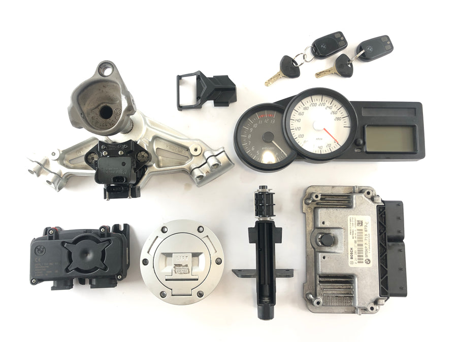 BMW K 1300 S K12S [2009] - Kit serrure complet avec antidémarrage compteur fourche pont supérieur CDI
