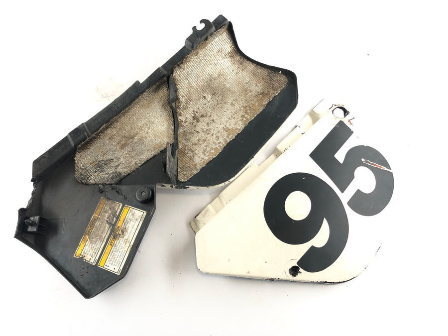 Yamaha DT 125 4BL [1997] - Rear fairing side panels left and right