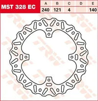 Hm Moto CRM-F 450 R [2009, 2011-2013] - DISQUE DE FREIN SHARK FIXE – Réf. DF069HW4 – Figure 12