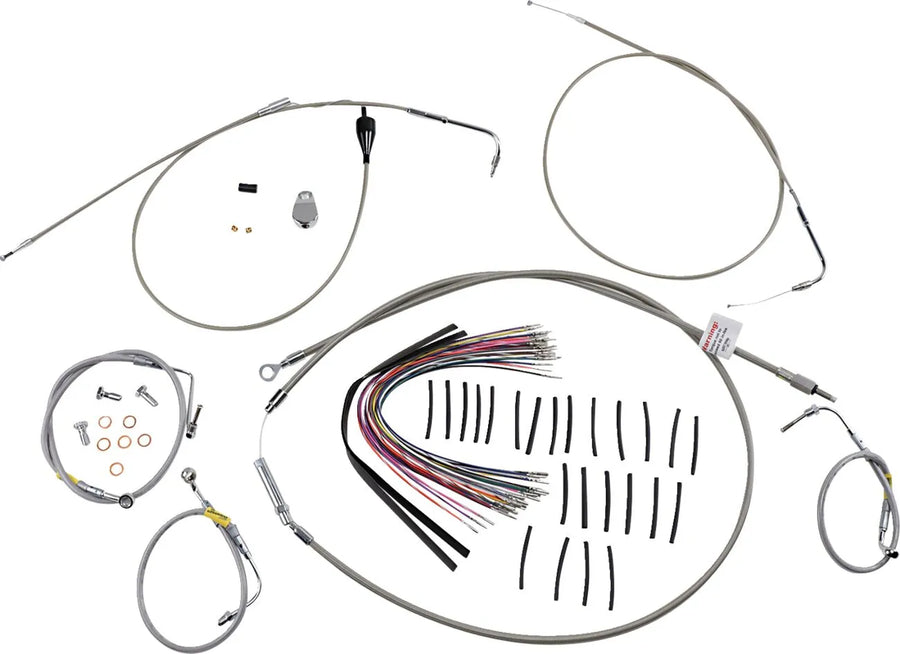 harley davidson touring [BURLY BRAND] - handle fitting set for older touring models with Bagger Bar handlebars