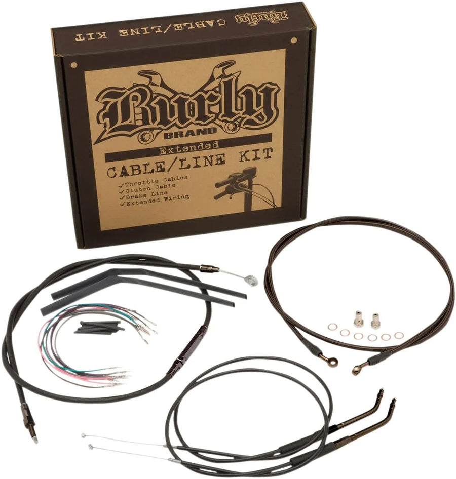 Harley Davidson Sportster 883 Iron XL [BURLY BRAND] – Jail Bar Cable Set