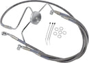 harley davidson flhri [DRAG SPECIALTIES] - Kit conduites de frein inox en version allongée-1