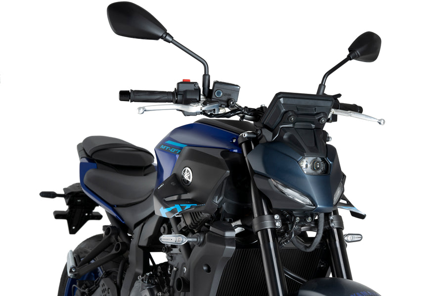 YAMAHA MT-07 Y-AMT [2025] – D12 Spoiler – Mattschwarz