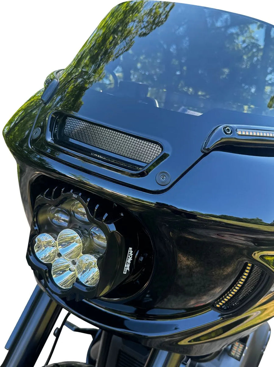 harley davidson fxlrst [CUSTOM DYNAMICS] – Einsatz für Verkleidungsbelüftung