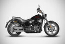 harley davidson fxlrs [ZARD] – Overlapped Slip-Ons Schalldämpfer für HD-SOFTAIL M8-6