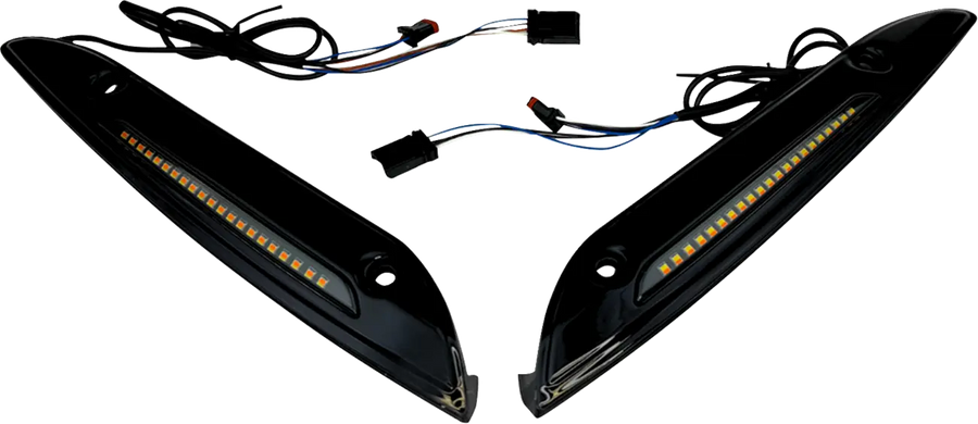 harley-davidson road glide st [CUSTOM DYNAMICS] - Bande de pare-brise Genesis® 4 Dynamic LED Road Glide®