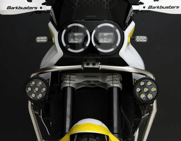 Ducati DesertX [DENALI] – Positionsleuchten-Halterung Detailansicht