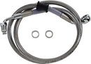 harley davidson flde [DRAG SPECIALTIES] - Extended stainless steel brake line-2
