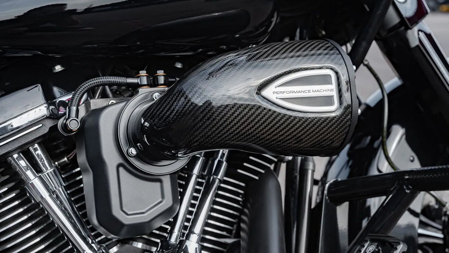 harley davidson touring [PERFORMANCE MACHINE (PM)] – C4 Series Carbonfaser-Luftfilterkit