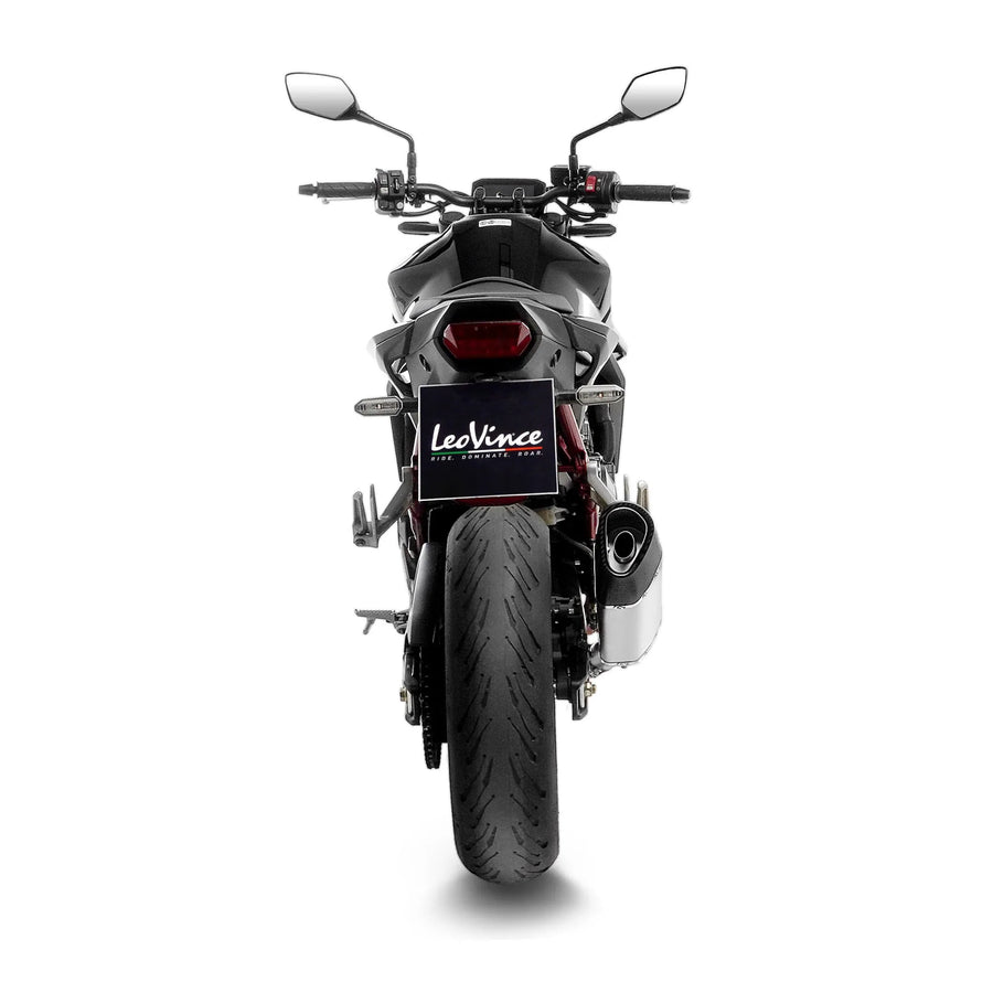 honda cb 750 [LEOVINCE] – Silenziatore slip-on LV-14R in acciaio inox
