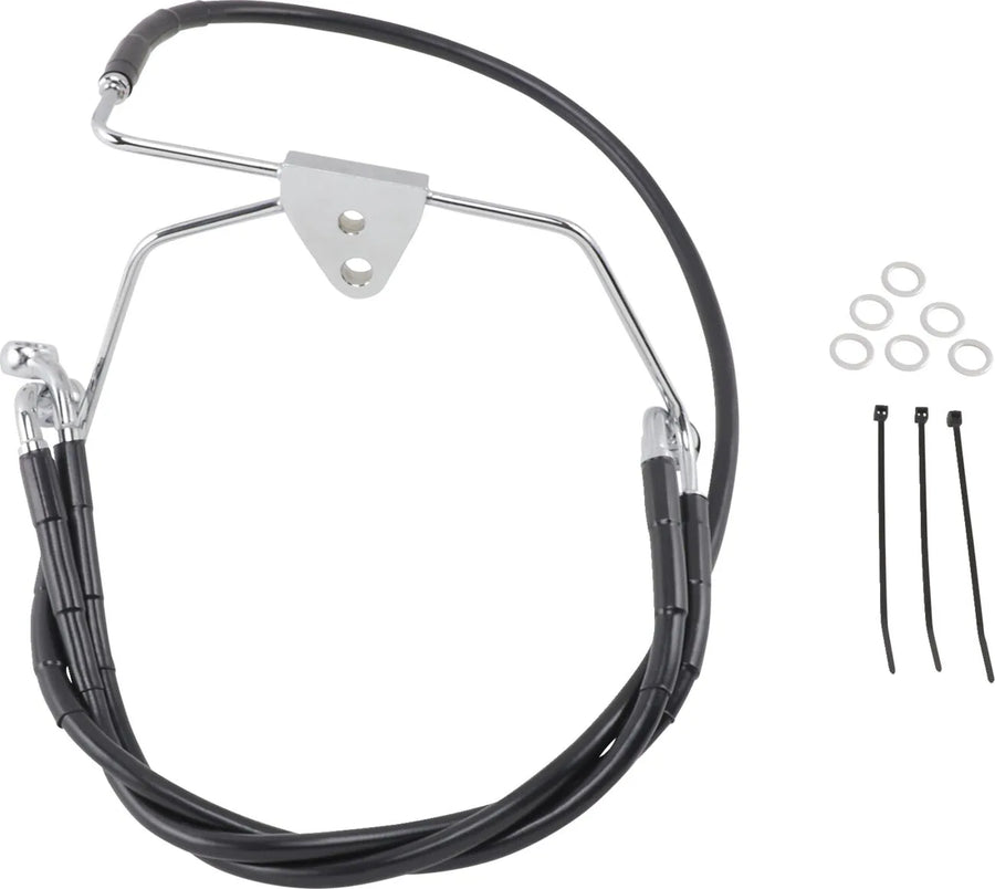 Harley Davidson flhtcui [DRAG SPECIALTIES] - Kit linea freno estesa in vinile nero