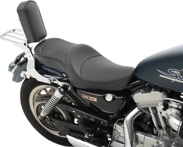harley-davidson sportster s [DRAG SPECIALTIES] – Selle plate en vinyle à double cuvette