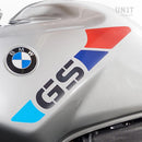 BMW R 1150 GS [1999-2004] - Adesivo serbatoio GS - design a blocchi rosso/blu