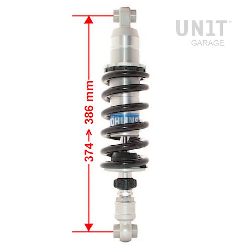 BMW R nineT 1200 Urban G/S (hoher Auspuff) [2017-2023] - Öhlins BM641 Stoßdämpfer hinten (Standardhöhe)