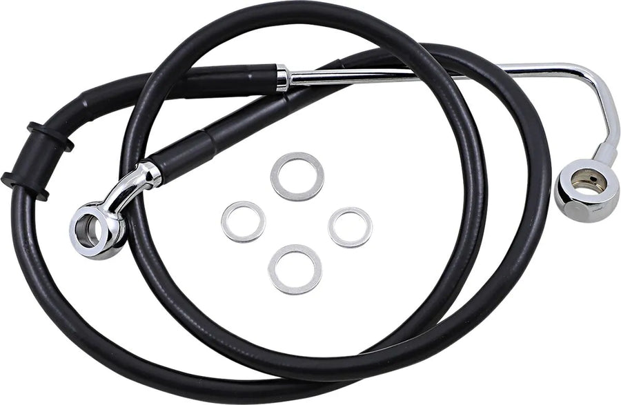 harley davidson fxsb [DRAG SPECIALTIES] – Verlängerte Edelstahl-Bremsleitung