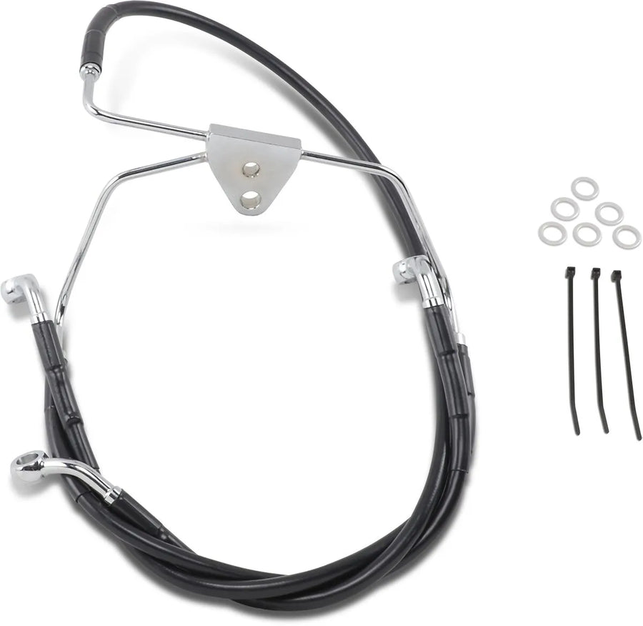 harley davidson flhtcui [DRAG SPECIALTIES] – Edelstahl Bremsleitungs-Kit