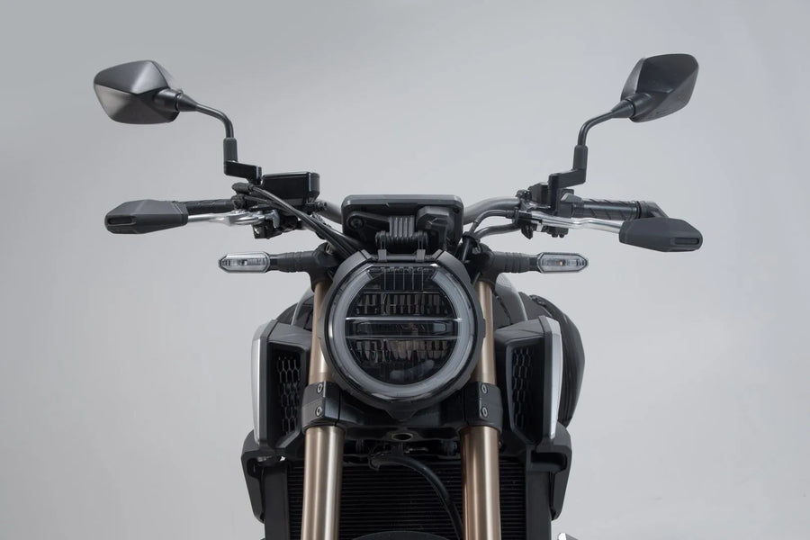honda cb 650 r neo sports café [SW-MOTECH] – protections de levier avec protection contre le vent