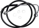 Harley Davidson flstc [DRAG SPECIALTIES] - Tubazione freno estesa in acciaio inossidabile-3