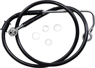 harley davidson flstc [DRAG SPECIALTIES] - Conduite de frein rallongée en acier inoxydable