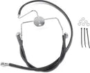 Harley Davidson Flhri [DRAG SPECIALTIES] – Verlängertes Bremsleitungs-Kit aus schwarzem Vinyl