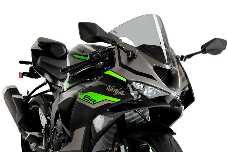 KAWASAKI ZX-6R NINJA [2025] – Cupolino R-Racer – Nero opaco