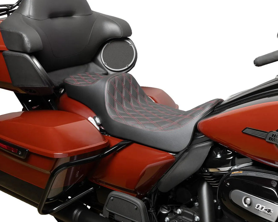 harley davidson touring [DRAG SPECIALTIES] – Predator III Sitz mit verlängerter Reichweite