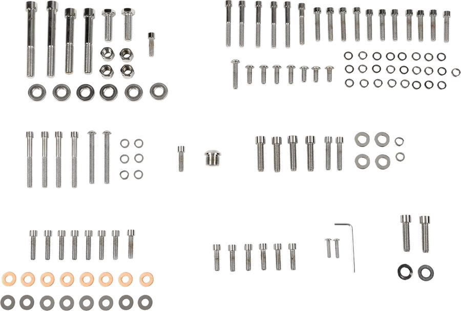 harley davidson flst [DRAG SPECIALTIES] - Jeu complet de vis moteur