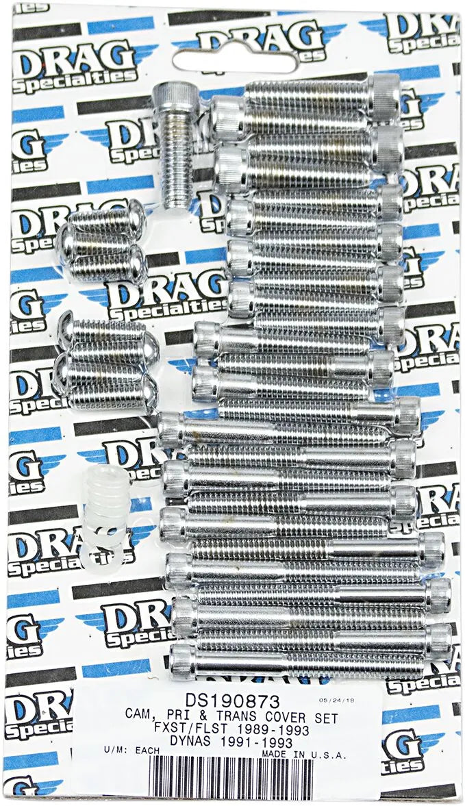 Harley Davidson Fxsts [DRAG SPECIALTIES] - Set bulloni coperchio albero a camme/primaria/trasmissione