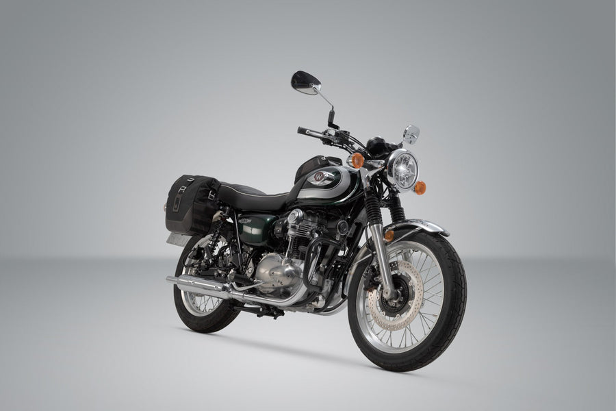 Kawasaki W 800 [2014-2024] - Système de sacoches latérales Legend Gear LC2 Black Edition – photo 2