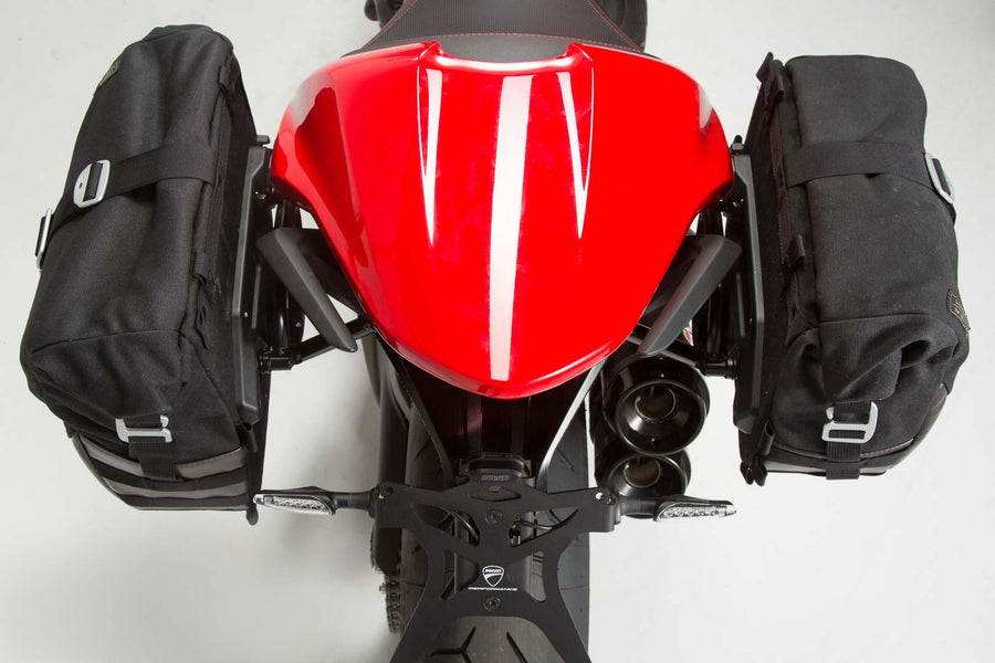 Ducati Monster 797 [2017-2020] - Sistema di borse laterali Legend Gear LC1 e LC2 Black Edition – immagine 3
