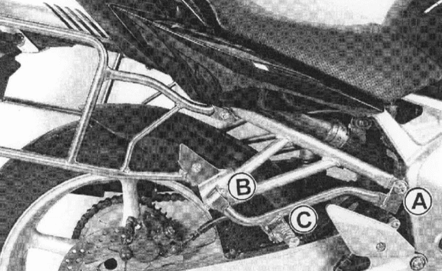 Yamaha FZ 6 [2004-2006] - Soziusfußrasten-Tieferlegung