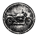 Bmw r ninet pure [T-Shirt] - Grunge Badge - Chest Print