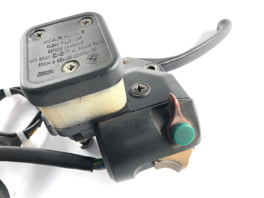 BMW R 100 GS 247E [1991] - Fixation de guidon droite avec pompe de frein à main