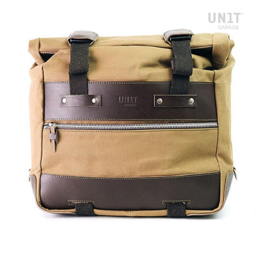 BMW R 1200 GS LC bike [2013-2019] - Iconic side bag in canvas 40L - 50L + aluminum plate