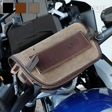 BMW R 1200 GS ADV [2004-2012] - Sahara split leather handlebar bag