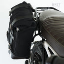 BMW R nineT 1200 Roadster [2014-2023] - Scram Seitentasche aus Canvas 22L-30L + symmetrischer Doppelrahmen