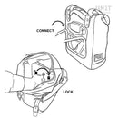 BMW R nineT 1200 Roadster [2014-2023] - Scram Seitentasche in Canvas 22L-30L + Hilfsrahmen der -Serie