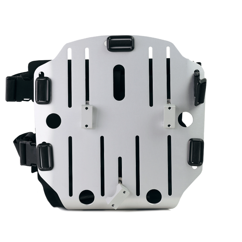 BMW R 1150 GS [1999-2004] - Aluminum bag holder with adjustable Khali front in Hypalon