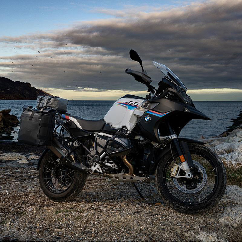 BMW R 12 nineT [2024-2026] - Aluminium-Taschenhalter mit verstellbarer Khali-Vorderseite in Hypalon