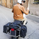 BMW R nineT 1200 Urban G/S (hoher Auspuff) [2017-2023] - Zwei universelle Segeltuch-Satteltaschen
