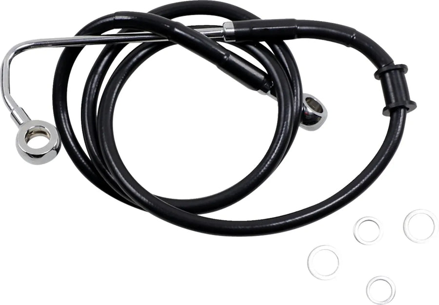 Harley Davidson flstc [DRAG SPECIALTIES] - Tubazione freno estesa in acciaio inossidabile